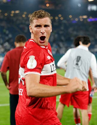 21.08.26 FC Hansa Rostock - VfB Stuttgart Deutschland, Rostock, 21.08.2026, Fussball, DFB-Pokal, Saison 2026 2027, FC Hansa Rostock - VfB Stuttgart: Grischa Prömel (VfB Stuttgart). *** August 21, 2026 FC Hansa Rostock vs. VfB Stuttgart Germany, Rostock, August 21, 2026, Soccer, DFB Cup, 2026–2027 Season, FC Hansa Rostock vs. VfB Stuttgart, Grischa Prömel, VfB Stuttgart