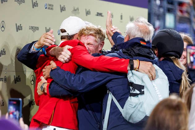 AACHEN - FEI World Championships 2026, AACHEN - FEI World Championships 2026 Team Germany, Kiss and Cry EHNING Marcus (GER), VOGEL Richard (GER), HINNERS Sophie (GER) FEI Jumping World Championship, WM, Weltmeisterschaft Second Competition Team Final & Second Individual Qualifier Mercedes-Benz Prize Aachen, Reitstadion Soers 21. August 2026 - *** 2026 FEI World Championships in Aachen, Aachen FEI World Championships 2026 Team Germany, Kiss and Cry: Marcus Ehnings (GER), Richard Vogel (GER), Sophie Hinners (GER) – FEI Jumping World Championship Second Competition, Team Final, Second Individual Qualifier, Mercedes-Benz Prize, Aachen, Reitstadion Soers, August 21, 2026