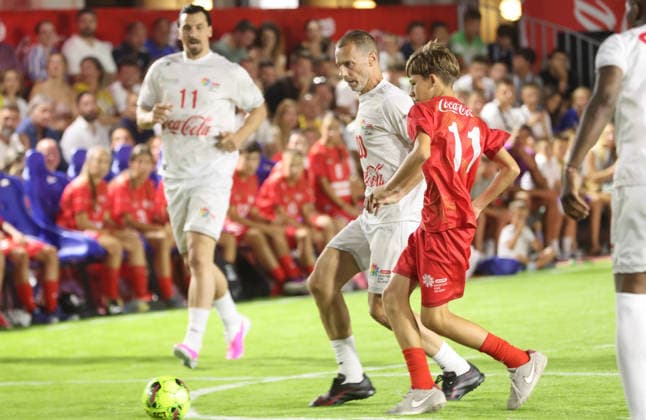 Plazma Youth Sports Games in Split, Croatia On the occasion of the celebration of the 30th anniversary of the Plazma Youth Sports Games, a showpiece match was played between the stars and the young team of the Sports Games, in Split, Croatia, on August 21. 2026. Aleksander Ceferin.  IvoxCagalj PIXSELL