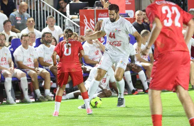 Plazma Youth Sports Games in Split, Croatia On the occasion of the celebration of the 30th anniversary of the Plazma Youth Sports Games, a showpiece match was played between the stars and the young team of the Sports Games, in Split, Croatia, on August 21. 2026. Nikola Karabatic.  IvoxCagalj PIXSELL