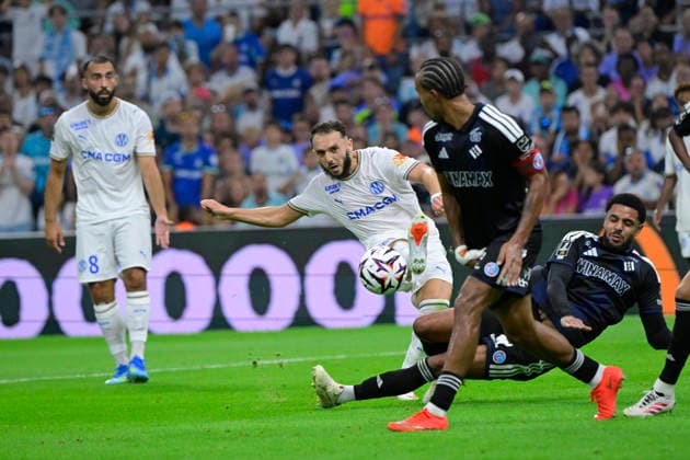 FOOTBALL : Olympique de Marseille VS RC Strasbourg Alsace - Ligue 1 McDonald s - 21 08 2026 Amine Gouiri (OM) - Ligue 1 McDonald s match between Olympique de Marseille and Racing Club de Strasbourg Alsace on August 21, 2026 at the CEPAC Velodrome Stadium in Marseille. MarseilleFrance  Copyright: xWilliamxCannarellax