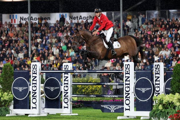 1. Platz Mannschafts-Weltmeister Deutschland Germany, Richard Vogel (GER, Deutschland) mit Pferd United Touch S, aktueller Europameister und Sieger des Rolex Grand Prix von Aachen 2026 (CHIO Aachen) Emotion, Jubel, FEI Jumping World Championship, WM, Weltmeisterschaft Second Competition Team Final & Second Individual Qualifier Mercedes-Benz Prize Round 2 - Competition only, Springen, Mannschafts-Weltmeister Springen, WM Logo, 1. platz, Gewinnerin, Weltmeister,FEI Jumping World Championship , Turkish Airlines-Prize, Einzel und Teamwertung, Jumping , AACHEN - FEI World Championships 2026, Weltfest des Pferdesports, Reitsport Weltmeisterschaft 2026, Aachen 2026, Welcome Home 2026, Aachener Soers, 11. bis 23. August 2026, Reitsport, 21.08.2026, Aachen Aachener Soers Deutschland *** 1st Place Team World Champion Germany, Richard Vogel (GER), Germany, riding United Touch S, current European Champion and winner of the 2026 Rolex Grand Prix at Aachen (CHIO Aachen) – Emotion, Jubilation, FEI Jumping World Championship Second Competition Team Final Second Individual Qualifier Mercedes-Benz Prize Round 2 Competition only, Show Jumping, Team World Champion in Show Jumping, World Championship Logo, 1st Place, Winner, World Champion, FEI Jumping World Championship, Turkish Airlines Prize, Individual and Team Standings, Show Jumping, AACHEN FEI World Championships 2026, World Festival of Equestrian Sports, 2026 Equestrian World Championships, Aachen 2026, Welcome Home 2026, Aachen Soers, August 11–23, 2026, Equestrian Sports, August 21, 2026, Aachen Soers, Germany