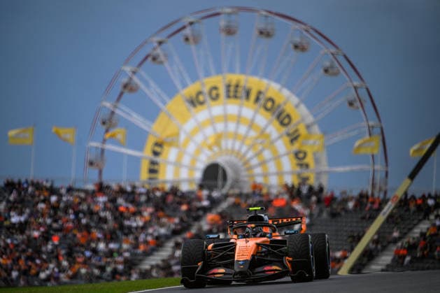 MOTORSPORTS - Formula 1 - 2026 Dutch Grand Prix Photo by IPA ABACAPRESS.COM87677866 - 01 Lando Norris of the McLaren Mastercard F1 Team in his Mercedes MCL40, facing the press during the qualifying session at the 2026 Heineken Dutch Grand Prix, part of the FIA Formula One World Championship, WM, Weltmeisterschaft on August 21 in Zandvoort, Netherlands Netherlands Netherlands  Copyright: xIPAxSport ABACAx