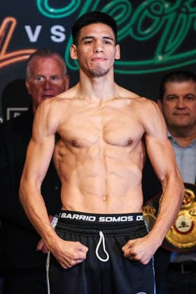 Boxing 2026: Romero Vs Lopez Weigh-In AUG 21 August 21, 2026: Francisco Daniel Veron poses for a photo during weigh-ins before the Romero vs Lopez event inside the Presidio Ballroom at Park MGM on August 21, 2026 in Las Vegas, NV. Christopher Trim CSM. (Credit Image: Â Christopher Trim Cal Media) Las Vegas Nevada United States of America EDITORIAL USE ONLY Copyright: xx ZUMA-20260821_zma_c04_037.jpg ChristopherxTrimx csmphotothree513264