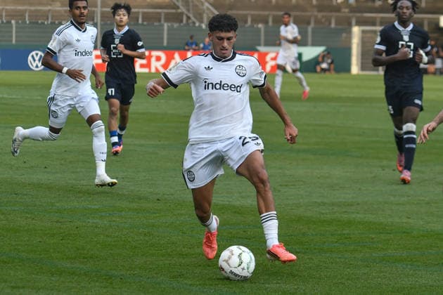 Ayoube Amaimouni-Echghouyab (Eintracht Frankfurt 29) Aktion . Einzelbild . Freisteller . 21.08.2026 ¢ Fussball ¢ SC St. Tönis vs Eintracht Frankfurt, Grotenburg-Stadion, Krefeld, DFB DFL REGULATIONS PROHIBIT ANY USE OF PHOTOGRAPHS AS IMAGE SEQUENCES AND OR QUASI-VIDEO NRW Germany *** Ayoube Amaimouni Echghouyab Eintracht Frankfurt 29 Action Single Frame Cutout 21 08 2026 ¢ Soccer ¢ SC St. Tönis vs. Eintracht Frankfurt, Grotenburg Stadium, Krefeld, DFB DFL REGULATIONS PROHIBIT ANY USE OF PHOTOGRAPHS AS IMAGE SEQUENCES AND OR QUASI-VIDEO NRW Germany Copyright: xpepphotox xSaschaxWeizx pep00321, pep_20260821_hm