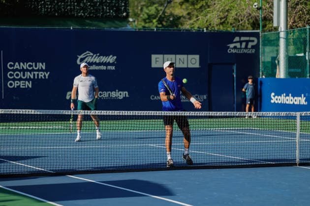 CANCUN COUNTRY OPEN 2026 CANCUN COUNTRY OPEN 2026 JEAN JULIAN ROJER THEODORE WINEGAR VS LUIS CARLOS ALVAREZ ALAN MAGADAN 21082026 CANCUN, QUINTANA ROO. Action photo of Jean Julien Rojer and Theodore Winegar, during game of the Cancun Country Open 2026 Tennis 125 Challenger tournament held at the Cancun Country Club of Cancun, Quintana Roo, Mexico. Foto de accion de Jean Julien Rojer and Theodore Winegar, durante juego del Cancun Country Open 2026 ATP, Tennis Herren Tennis 125 Challenger que se celebra en el Cancun Country Club de Cancun, Quintana Roo, Mexico. PHOTO BY IMAGENSHOP AGENCIA FOTOGRAFICA CANCUN QUINTANA ROO MEXICO *** CANCUN COUNTRY OPEN 2026 CANCUN COUNTRY OPEN 2026 JEAN JULIAN ROJER THEODORE WINEGAR VS LUIS CARLOS ALVAREZ ALAN MAGADAN 08 21 2026 CANCUN, QUINTANA ROO Action photo of Jean Julien Rojer and Theodore Winegar during a match at the 2026 Cancun Country Open Tennis 125 Challenger tournament held at the Cancun Country Club in Cancun, Quintana Roo, Mexico Action photo of Jean Julien Rojer and Theodore Winegar, during a match at the 2026 Cancun Country Open ATP Tennis 125 Challenger tournament held at the Cancun Country Club in Cancun, Quintana Roo, Mexico PHOTO BY IMAGENSHOP PHOTO AGENCY CANCUN QUINTANA ROO MEXICO Copyright: xIMAGENSHOPxAGENCIAxFOTOGRAFICAx