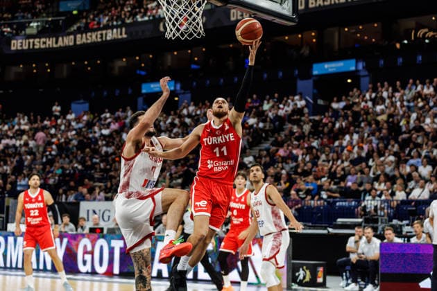 21.08.2026, GER, Turkish Airlines Supercup 2026, Hamburg, Kroatien-Türkei Malachi Emmanuel Flynn (Tuerkei, 11) Hamburg Barclays Arena Hamburg Deutschland *** August 21, 2026, GER, Turkish Airlines Super Cup 2026, Hamburg, Croatia vs. Turkey, Malachi Emmanuel Flynn (Turkey), 11, Hamburg Barclays Arena, Hamburg, Germany