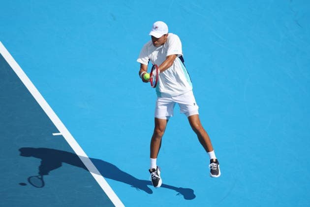 August 21, 2026, Mason, Oh, USA: Cincinnati Open Tennis 2026 - Brandon Nakashima hits a ball against Taylor Fritz in the Cincinnati Open Tennis Tournament held in Mason OH. 2026 08 21. Cincinnati Open Tennis 2026  - ZUMAn24_ 20260821_zaf_n24_194 Copyright: xWallyxNellx