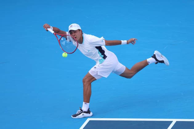 August 21, 2026, Mason, Oh, USA: Cincinnati Open Tennis 2026 - Brandon Nakashima hits a ball against Taylor Fritz in the Cincinnati Open Tennis Tournament held in Mason OH. 2026 08 21. Cincinnati Open Tennis 2026  - ZUMAn24_ 20260821_zaf_n24_215 Copyright: xWallyxNellx