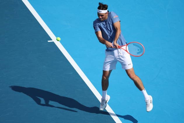 August 21, 2026, Mason, Oh, USA: Cincinnati Open Tennis 2026 - Taylor Fritz hits a ball against Brandon Nakashima in the Cincinnati Open Tennis Tournament held in Mason OH. 2026 08 21. ZUMAPress Mason USA - ZUMAn24_ 20260821_zaf_n24_202 Copyright: xWallyxNellx