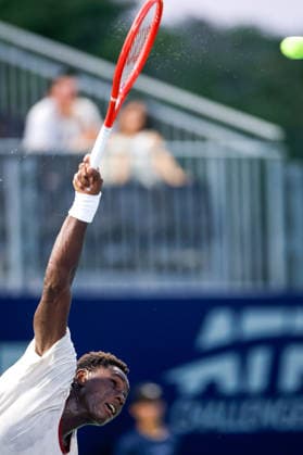 CANCUN COUNTRY OPEN 2026 CANCUN COUNTRY OPEN 2026 MOEZ ECHARGHI VS MOISE KOUAME 21082026 CANCUN, QUINTANA ROO. Action photo of Moise Kouame of France, during game of the Cancun Country Open 2026 Tennis 125 Challenger tournament held at the Cancun Country Club of Cancun, Quintana Roo, Mexico. Foto de accion de Mose Kouame de Francia, durante juego del Cancun Country Open 2026 ATP, Tennis Herren Tennis 125 Challenger que se celebra en el Cancun Country Club de Cancun, Quintana Roo, Mexico. PHOTO BY IMAGENSHOP AGENCIA FOTOGRAFICA CANCUN QUINTANA ROO MEXICO *** CANCUN COUNTRY OPEN 2026 CANCUN COUNTRY OPEN 2026 MOEZ ECHARGHI VS. MOISE KOUAME 08 21 2026 CANCUN, QUINTANA ROO Action photo of Moise Kouame of France during a match at the 2026 Cancun Country Open Tennis 125 Challenger tournament held at the Cancun Country Club in Cancun, Quintana Roo, Mexico Action photo of Moise Kouame of France, during a match at the 2026 Cancun Country Open ATP Tennis 125 Challenger tournament held at the Cancun Country Club in Cancun, Quintana Roo, Mexico. PHOTO BY IMAGENSHOP PHOTO AGENCY CANCUN, QUINTANA ROO, MEXICO Copyright: xIMAGENSHOPxAGENCIAxFOTOGRAFICAx