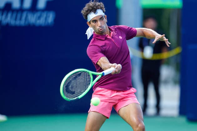 CANCUN COUNTRY OPEN 2026 CANCUN COUNTRY OPEN 2026 MOEZ ECHARGUI VS MOISE KOUAME 21082026 CANCUN, QUINTANA ROO. Action photo of Moez Echargui of Turkey, during game of the Cancun Country Open 2026 Tennis 125 Challenger tournament held at the Cancun Country Club of Cancun, Quintana Roo, Mexico. Foto de accion de Moez Echargui de Turquia, durante juego del Cancun Country Open 2026 ATP, Tennis Herren Tennis 125 Challenger que se celebra en el Cancun Country Club de Cancun, Quintana Roo, Mexico. PHOTO BY IMAGENSHOP AGENCIA FOTOGRAFICA CANCUN QUINTANA ROO MEXICO *** CANCUN COUNTRY OPEN 2026 CANCUN COUNTRY OPEN 2026 MOEZ ECHARGUI VS MOISE KOUAME 08 21 2026 CANCUN, QUINTANA ROO Action photo of Moez Echargui of Turkey during a match at the 2026 Cancun Country Open Tennis 125 Challenger tournament held at the Cancun Country Club in Cancun, Quintana Roo, Mexico Action photo of Moez Echargui of Turkey, during a match at the 2026 Cancun Country Open ATP Tennis 125 Challenger tournament held at the Cancun Country Club in Cancun, Quintana Roo, Mexico. PHOTO BY IMAGENSHOP PHOTO AGENCY CANCUN QUINTANA ROO MEXICO Copyright: xIMAGENSHOPxAGENCIAxFOTOGRAFICAx