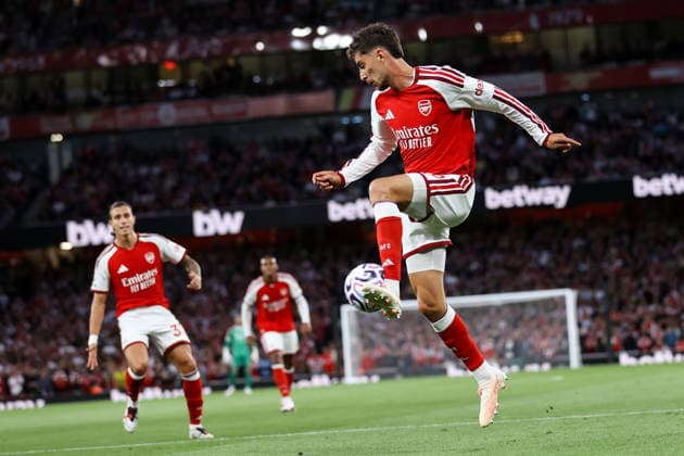 Arsenal v Coventry City 21 August 2026, London - Premier League Football - Arsenal v Coventry City - Kai Havertz of Arsenal - Photo: Jacques Feeney Offside. London UK *** Arsenal gegen Coventry City, 21. August 2026, London, Premier League, Fußball: Arsenal gegen Coventry City, Kai Havertz von Arsenal, Foto: Jacques Feeney, Abseits, London, Großbritannien  Copyright: xJacquesxFeeneyx xOffsidexOffside