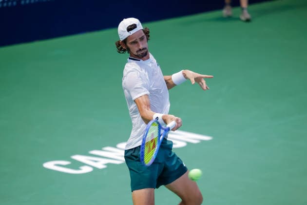 CANCUN COUNTRY OPEN 2026 CANCUN COUNTRY OPEN 2026 VIT KOPRIVA VS LLOYD HARRIS 21082026 CANCUN, QUINTANA ROO. Action photo of Lloyd Harris of South Africa, during game of the Cancun Country Open 2026 Tennis 125 Challenger tournament held at the Cancun Country Club of Cancun, Quintana Roo, Mexico. Foto de accion de Lloyd Harris de Sudafrica, durante juego del Cancun Country Open 2026 ATP125 Challenger que se celebra en el Cancun Country Club de Cancun, Quintana Roo, Mexico. PHOTO BY IMAGENSHOP AGENCIA FOTOGRAFICA CANCUN QUINTANA ROO MEXICO *** CANCUN COUNTRY OPEN 2026 CANCUN COUNTRY OPEN 2026 VIT KOPRIVA VS LLOYD HARRIS 08 21 2026 CANCUN, QUINTANA ROO Action photo of Lloyd Harris of South Africa during a match at the Cancun Country Open 2026 Tennis 125 Challenger tournament held at the Cancun Country Club in Cancun, Quintana Roo, Mexico Action photo of Lloyd Harris of South Africa, during a match at the 2026 Cancun Country Open ATP 125 Challenger tournament held at the Cancun Country Club in Cancun, Quintana Roo, Mexico. PHOTO BY IMAGENSHOP PHOTO AGENCY CANCUN, QUINTANA ROO, MEXICO Copyright: xIMAGENSHOPxAGENCIAxFOTOGRAFICAx