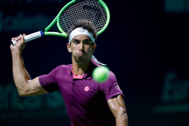 CANCUN COUNTRY OPEN 2026 CANCUN COUNTRY OPEN 2026 MOEZ ECHARGUI VS MOISE KOUAME 21082026 CANCUN, QUINTANA ROO. Action photo of Moez Echargui of Turkey, during game of the Cancun Country Open 2026 Tennis 125 Challenger tournament held at the Cancun Country Club of Cancun, Quintana Roo, Mexico. Foto de accion de Moez Echargui de Turquia, durante juego del Cancun Country Open 2026 ATP, Tennis Herren Tennis 125 Challenger que se celebra en el Cancun Country Club de Cancun, Quintana Roo, Mexico. PHOTO BY IMAGENSHOP AGENCIA FOTOGRAFICA CANCUN QUINTANA ROO MEXICO *** CANCUN COUNTRY OPEN 2026 CANCUN COUNTRY OPEN 2026 MOEZ ECHARGUI VS MOISE KOUAME 08 21 2026 CANCUN, QUINTANA ROO Action photo of Moez Echargui of Turkey during a match at the 2026 Cancun Country Open Tennis 125 Challenger tournament held at the Cancun Country Club in Cancun, Quintana Roo, Mexico Action photo of Moez Echargui of Turkey, during a match at the 2026 Cancun Country Open ATP Tennis 125 Challenger tournament held at the Cancun Country Club in Cancun, Quintana Roo, Mexico. PHOTO BY IMAGENSHOP PHOTO AGENCY CANCUN, QUINTANA ROO, MEXICO Copyright: xIMAGENSHOPxAGENCIAxFOTOGRAFICAx
