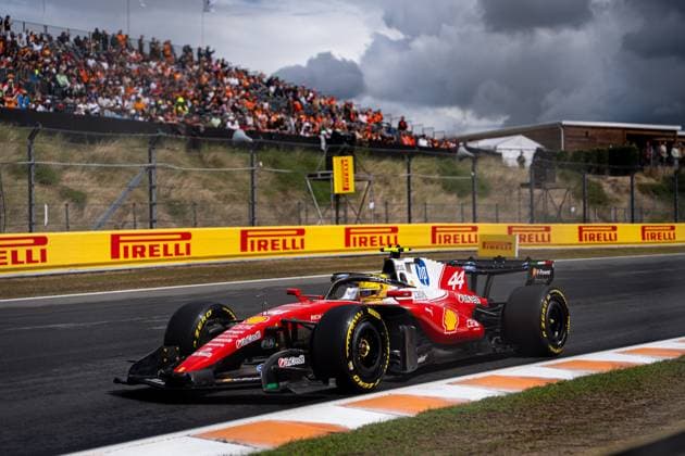 F1 2026: Dutch Grand Prix in Zandvoort, Netherlands - 21 Aug 2026 Lewis Hamilton (GBR) (Scuderia Ferrari HP) during free practice 1 of the Formula 1 Heineken Dutch Grand Prix 2026 at the Circuit Zandvoort. Zandvoort Netherlands Copyright: xLucaxMartinix xSOPAxImagesx Luca-Martini-1443773