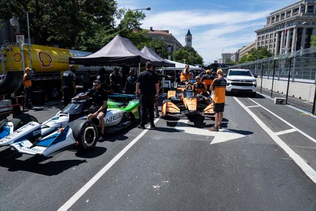 Freedom 250 Grand Prix Preliminaries Race crews prepare their cars for the Freedom 250 Grand Prix in Washington, DC, USA, on Friday, August 21, 2026. The race is scheduled for Sunday, August 23 and will be the first ever IndyCar, Indy Car, IRL, USA race held in the nation’s capital. Credit: Andrew Thomas CNP Washington District of Columbia United States of America EDITORIAL USE ONLY Copyright: xx _Freedom 250 Grand Prix 368 AndrewxThomasx-xCNPx cnpphotos339380