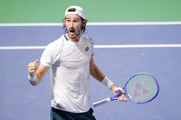 CANCUN COUNTRY OPEN 2026 CANCUN COUNTRY OPEN 2026 VIT KOPRIVA VS LLOYD HARRIS 21082026 CANCUN, QUINTANA ROO. Action photo of Lloyd Harris of South Africa, during game of the Cancun Country Open 2026 Tennis 125 Challenger tournament held at the Cancun Country Club of Cancun, Quintana Roo, Mexico. Foto de accion de Lloyd Harris de Sudafrica, durante juego del Cancun Country Open 2026 ATP125 Challenger que se celebra en el Cancun Country Club de Cancun, Quintana Roo, Mexico. PHOTO BY IMAGENSHOP AGENCIA FOTOGRAFICA CANCUN QUINTANA ROO MEXICO *** CANCUN COUNTRY OPEN 2026 CANCUN COUNTRY OPEN 2026 VIT KOPRIVA VS LLOYD HARRIS 08 21 2026 CANCUN, QUINTANA ROO Action photo of Lloyd Harris of South Africa during a match at the 2026 Cancun Country Open Tennis 125 Challenger tournament held at the Cancun Country Club in Cancun, Quintana Roo, Mexico Action photo of Lloyd Harris of South Africa, during a match at the 2026 Cancun Country Open ATP 125 Challenger tournament held at the Cancun Country Club in Cancun, Quintana Roo, Mexico PHOTO BY IMAGENSHOP PHOTO AGENCY CANCUN QUINTANA ROO MEXICO Copyright: xIMAGENSHOPxAGENCIAxFOTOGRAFICAx