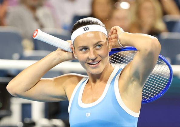 August 21, 2026, Mason, Ohio, USA: MARTA KOSTYUK of Ukraine during the match against C. Gauff of USA in quarterfinals of tennis tournament WTA, Tennis Damen 1000 Cincinnati Open in Mason, USA. Kostyuk lost 2:6, 2:6. Tennis: Cincinnati Open - Marta Kostyuk 2:6, 2:6 Coco Gauff  - ZUMAc278 20260821_zsp_c278_091 Copyright: xMarcinxCholewinskix