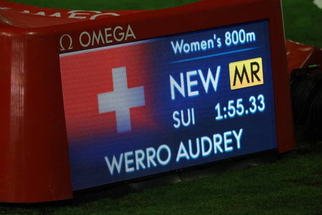 2026 Wanda Diamond League - Athletissima Lausanne Audrey Werro of Switzerland competes during the 800m Women at the 2026 Wanda Diamond League Lausanne meeting at the Stade Olympique de la Pontaise in Lausanne, Switzerland, on August 21, 2026. Lausanne Vaud Switzerland  Copyright: xRemyxGrosx originalFilename:gros-800mwome260821_np8tp.jpg