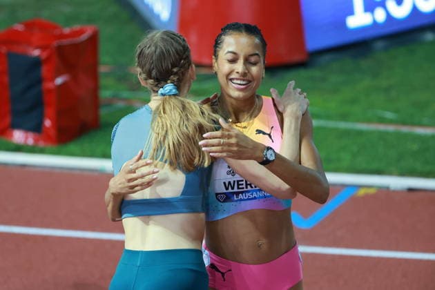 2026 Wanda Diamond League - Athletissima Lausanne Audrey Werro of Switzerland competes during the 800m Women at the 2026 Wanda Diamond League Lausanne meeting at the Stade Olympique de la Pontaise in Lausanne, Switzerland, on August 21, 2026. Lausanne Vaud Switzerland  Copyright: xRemyxGrosx originalFilename:gros-800mwome260821_npSHO.jpg