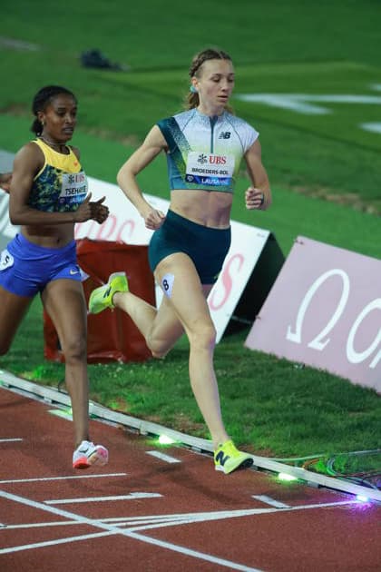2026 Wanda Diamond League - Athletissima Lausanne Femke Bol of the Netherlands competes during the 800m women s race at the 2026 Wanda Diamond League Lausanne meeting at the Stade Olympique de la Pontaise in Lausanne, Switzerland, on August 21, 2026. Lausanne Vaud Switzerland  Copyright: xRemyxGrosx originalFilename:gros-800mwome260821_npuFp.jpg