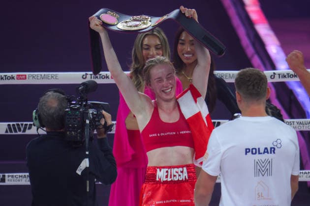 Mayelli Flores v Melissa Mortensen - WBA Super Bantamweight World Title TEMECULA, CALIFORNIA - AUG 21: Melissa Mortensen defeated Mayelli Flores during their Vacant WBA Super Bantamweight World Title at the Pechanga Resort Casino in Temecula, California, United States on August 21, 2026. Tayfun Coskun Anadolu California United States. Editorial use only. Please get in touch for any other usage.  Copyright: x2026xAnadoluxTayfunxCoskunx