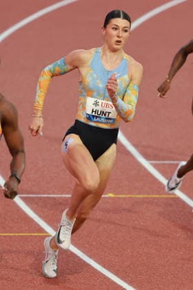 2026 Wanda Diamond League - Athletissima Lausanne Amy Hunt of Great Britain competes during the 200m women s race at the 2026 Wanda Diamond League Lausanne meeting at the Stade Olympique de la Pontaise in Lausanne, Switzerland, on August 21, 2026. Lausanne Vaud Switzerland  Copyright: xRemyxGrosx originalFilename:gros-200mwome260821_nplx7.jpg