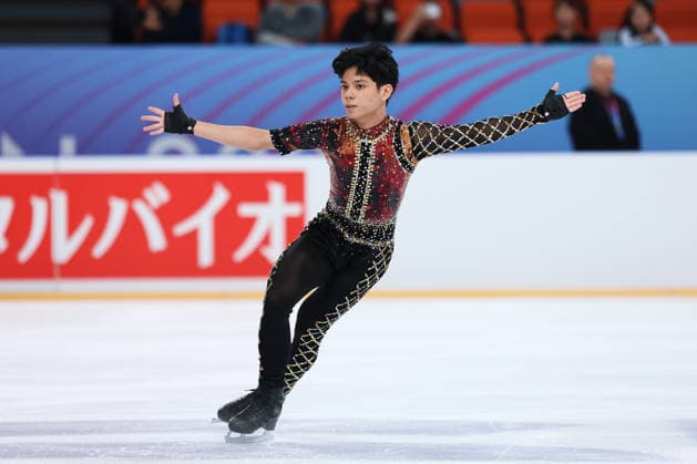 XI AN, CHINA - AUGUST 22: Muhammad Dasha Akbar of India performs in the Junior Men - Free Skating on day 3 of the ISU Figure skating, Eiskunstlauf Junior Grand Prix Xi an 2026 on August 22, 2026 in Xi an, Shaanxi Province of China.  Copyright: xVCGx 111661409903