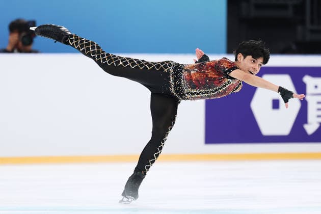 XI AN, CHINA - AUGUST 22: Muhammad Dasha Akbar of India performs in the Junior Men - Free Skating on day 3 of the ISU Figure skating, Eiskunstlauf Junior Grand Prix Xi an 2026 on August 22, 2026 in Xi an, Shaanxi Province of China.  Copyright: xVCGx 111661409905