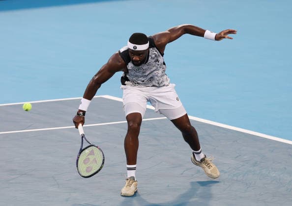 August 21, 2026, Mason, Ohio, USA: FRANCES TIAFOE of USA during the match against L. Musetti of Italy in quarterfinals of tennis tournament WTA, Tennis Damen 1000 Cincinnati Open in Mason, USA. Tiafoe won 7:6 (7-2), 7:5. Mason USA - ZUMAc278 20260821_zsp_c278_067 Copyright: xMarcinxCholewinskix