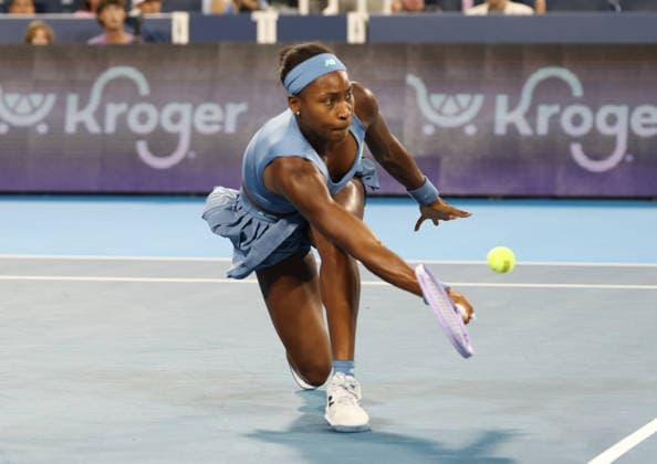 August 21, 2026, Mason, Ohio, USA: COCO GAUFF of USA during the match against M. Kostyuk of Ukraine in quarterfinals of tennis tournament WTA, Tennis Damen 1000 Cincinnati Open in Mason, USA. Gauff won 6:2, 6:2. Mason USA - ZUMAc278 20260821_zsp_c278_075 Copyright: xMarcinxCholewinskix