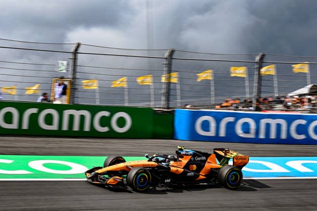 August 21, 2026: 01 Lando Norris Of The Team Mclaren Mastercard F1 Team Mercedes Mcl40,In They Face The Qualifying Session Sprint Race,During Fia Formula One World Championship, WM, Weltmeisterschaft Gp Formula F1 Heineken Dutch Grand Prix 2026 21 August, Zandvoort Netherlands - ZUMAb336 20260821_zsp_b336_021 Copyright: xLucaxBarsalix