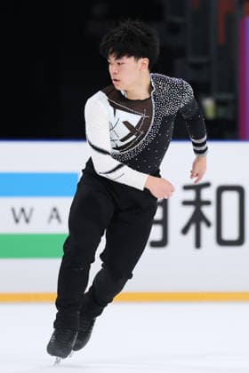 XI AN, CHINA - AUGUST 22: Vinceman Chong of Australia performs in the Junior Men - Free Skating on day 3 of the ISU Figure skating, Eiskunstlauf Junior Grand Prix Xi an 2026 on August 22, 2026 in Xi an, Shaanxi Province of China.  Copyright: xVCGx 111661418508
