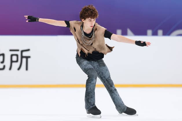 XI AN, CHINA - AUGUST 22: Kirill Sheiko of Israel performs in the Junior Men - Free Skating on day 3 of the ISU Figure skating, Eiskunstlauf Junior Grand Prix Xi an 2026 on August 22, 2026 in Xi an, Shaanxi Province of China.  Copyright: xVCGx 111661418377