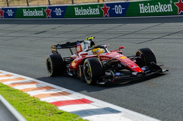 Formula 1 Heineken Dutch Grand Prix 2026 - Netherlands Lewis Hamilton of Scuderia Ferrari HP drives during the 2026 Formula 1 Heineken Dutch Grand Prix at Circuit Zandvoort in Zandvoort, Netherlands on August 21, 2026. Photo by Tan Jun Da ABACAPRESS.COM Zandvoort Netherlands  Copyright: xJunxDaxTan ABACAx