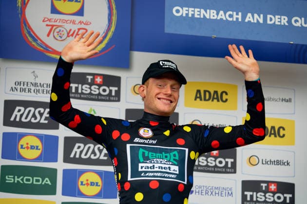 Siegerehrung Ole Theiler (RRN) Erster der Bergwertung *** Awards Ceremony: Ole Theiler (RRN) Wins the King of the Mountains Title