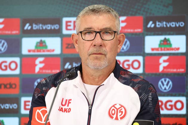 URS FISCHER PRESSEKONFERENZ VOR DEM DFB POKAL SPIEL VFB KRIESCHOW-1. FSV MAINZ 05 MAINZ *** URS FISCHER PRESS CONFERENCE AHEAD OF THE DFB CUP MATCH BETWEEN VFB KRIESCHOW 1 AND FSV MAINZ 05 MAINZ 