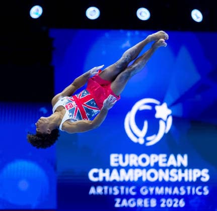 ZAGREB, CROATIA, AUGUST 22: Uzair Chowdhury (GBR) in action during the men™s qualifications at the European Gymnastics Championships. Croatia Copyright: xBEAUTIFULxSPORTS vanxdenxBroekx