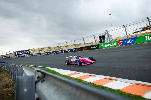 AUTO - F1 ACADEMY 2026 - ZANDVOORT 56 ROBERTSON Rachel (gbr), Hitech supported by Puma, Tatuus F4-T421, action during the 4th round of the 2026 F1 Academy from August 21 to 23, 2026 on the Zandvoort Circuit, in Zandvoort, Netherlands - ZandvoortNetherlands  Copyright: xXavixBonillax