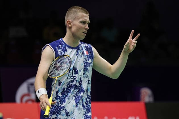 French Team qualified for final at Badminton Championship - Delhi Thom Gicquel of France in action during the BWF World Championships 2026 at Indira Gandhi Indoor Stadium, in New Delhi on August 22, 2026. Photo by Anshuman Akash New Delhi India  Copyright: xAkashxAnshuman ABACAx