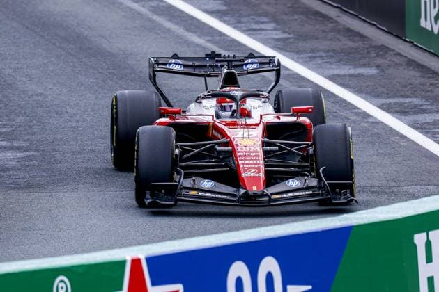 ZANDVOORT - Charles Leclerc from Monaco, driver for Scuderia Ferrari HP, drives to the grid for the Formula 1 Heineken Dutch Grand Prix sprint race at Circuit Zandvoort on August 22, 2026, in Zandvoort, the Netherlands. MARCEL TER BALS ANP xVIxANPxSportx xMarcelxterxBalsxIVx 565992139 originalFilename: 565992139.jpg