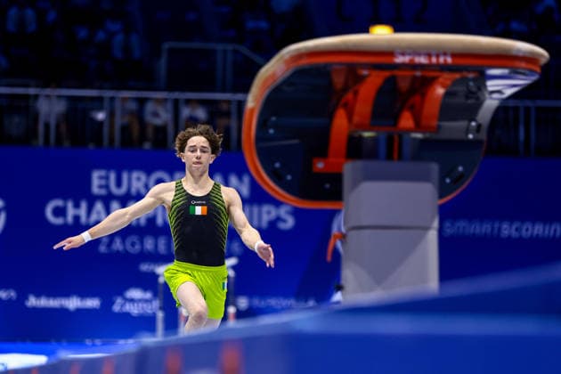 2026 Men s Artistic European Gymnastics Championships, Arena Zagreb, Zagreb, Croatia 22 8 2026 Ireland™s Finlay Hazelton Finlay Hazelton 22 8 2026  Copyright: xx 0NIK7125