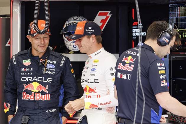 ZANDVOORT - Max Verstappen (Oracle Red Bull Racing) ahead of the sprint race, prior to the F1 Dutch Grand Prix at the Circuit Zandvoort. SEM VAN DER WAL ANP xVIxANPxSportx xxANPxIVx 565992149 originalFilename: 565992149.jpg