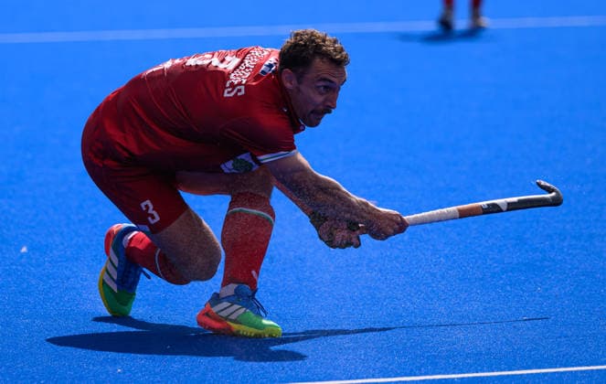 Hockey World Cup Day Eight Daniel Kyriakides of Wales during the match New Zealand in the 2026 FIH Hockey World Cup at Wagener Stadium, Amstelveen 22 08 2026 UK Newspapers OUT Copyright: xGraemexWilcocksonx FIL-23820-0010