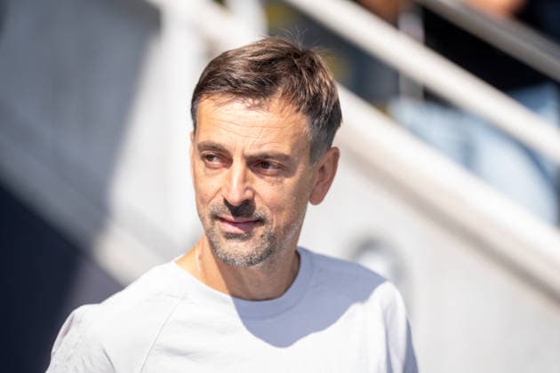 22.08.2026, xhfmx, Fussball Google Pixel Frauen-Bundesliga, Eintracht Frankfurt - 1.FC Köln Niko Arnautis (Trainer Eintracht Frankfurt Frauen) Frankfurt am Main *** August 22, 2026, xhfmx, Soccer, Google Pixel, Women s Bundesliga, Eintracht Frankfurt, 1. FC Köln, Niko Arnautis, Coach, Eintracht Frankfurt Women, Frankfurt am Main