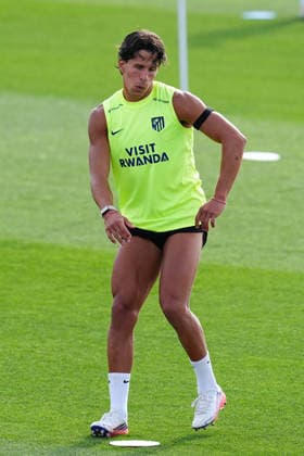 August 22, 2026, Madrid, Madrid, Spain: Giuliano Simeone during a training session of Atletico de Madrid ahead the Spanish League, LaLiga EA Sports, football match against Villarreal CF at Ciudad Deportiva Wanda Atletico de Madrid on August 22, 2026, in Madrid, Spain. Atletico De Madrid Training Session - Laliga Ea Sports  - ZUMAa181 20260822_zaa_a181_032 Copyright: xDennisxAgyemanx