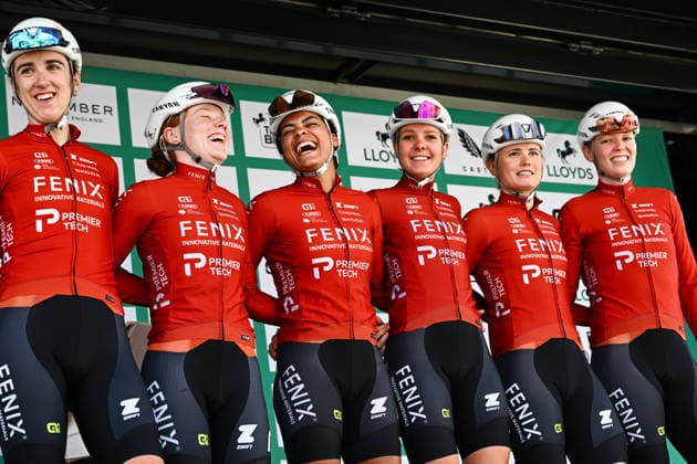 2026 Lloyds Tour of Britain Women Picture by Simon Wilkinson SWpix.com - 22 08 2026 - Cycling - UCI Women s World Tour - 2026 Lloyds Tour of Britain Women - Stage 4: - Llanidloes to Hay-On-Wye (138.3km) - Fenix-Premier Tech, Millie Couzens, Flora Perkins, Ceylin Del Alvarado, Aniek Van Alphen, Marthe Truyen, Fien Van Eynde Copyright: x xSWpix.comx(t axPhotographyxHubxLtd)xSimonxWilkinson SWpix.comx SWP-3030-18861