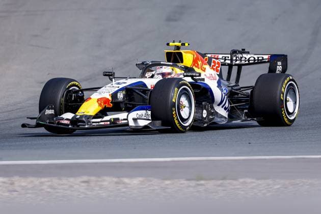 ZANDVOORT - Yuki Tsunoda from Japan and driver for Visa Cash App Racing Bulls Formula 1 Team during the sprint race of the Formula 1 Heineken Dutch Grand Prix at Circuit Zandvoort on August 22, 2026 in Zandvoort, the Netherlands. MARCEL TER BALS ANP xVIxANPxSportx xMarcelxterxBalsxIVx 565995471 originalFilename: 565995471.jpg