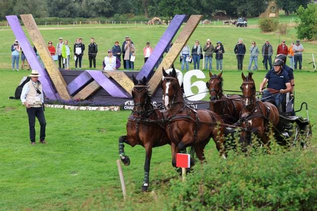 Christoph Sandmann (GER) , Vierspänner, Gespannfahren, FEI Jumping World Championship, WM, Weltmeisterschaft , FEI Driving World Championship Four-in-Hand Ð Team & Individual, Marathon, Geländemarathon, Geländestrecke, Prize of schwartz Group, Einzel und Teamwertung, Driving , AACHEN - FEI World Championships 2026, Weltfest des Pferdesports, Reitsport Weltmeisterschaft 2026, Aachen 2026, Welcome Home 2026, Aachener Soers, 11. bis 23. August 2026, Reitsport, 22.08.2026, Aachen Aachener Soers Deutschland *** Christoph Sandmann GER, four-in-hand, team driving, FEI Jumping World Championship, FEI Driving World Championship Four-in-Hand – Team Individual, Marathon, Cross-Country Marathon, Cross-Country Course, Schwartz Group Prize, Individual and Team Standings, Driving, AACHEN FEI World Championships 2026, World Equestrian Festival, 2026 World Equestrian Championships, Aachen 2026, Welcome Home 2026, Aachen Soers, August 11–23, 2026, Equestrian Sports, August 22, 2026, Aachen Soers, Germany